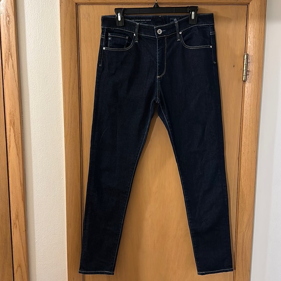 AG Adriano Goldschmied The Farrah Skinny Ankle High Rise Dark Wash Size 29 - Picture 1 of 12